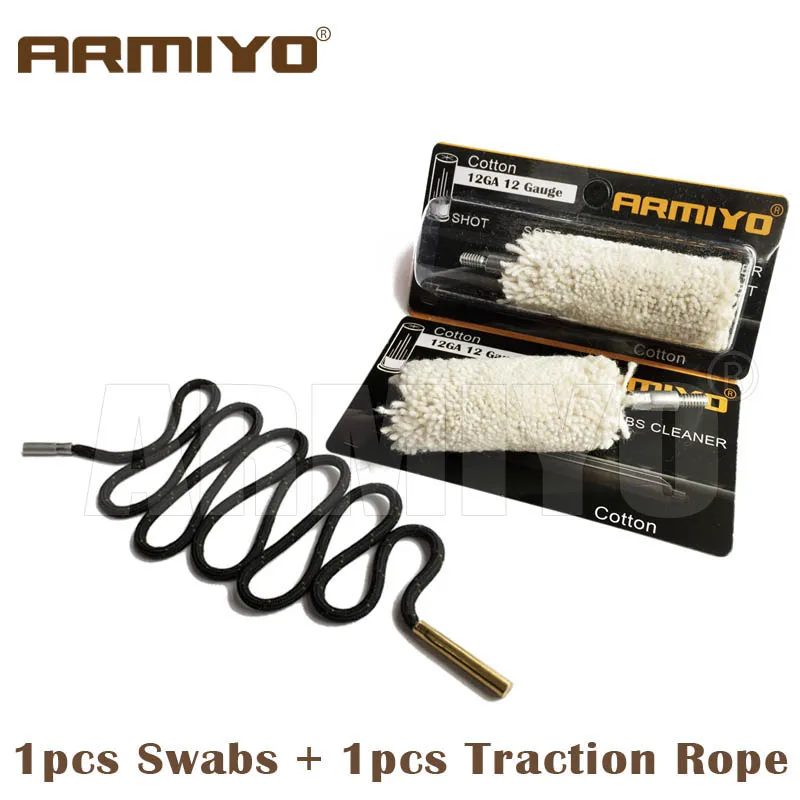 Armiyo 12GA 12 Калибр 18 5 мм ствол для оружия чистящие Swabs винт размер резьбы 8 32