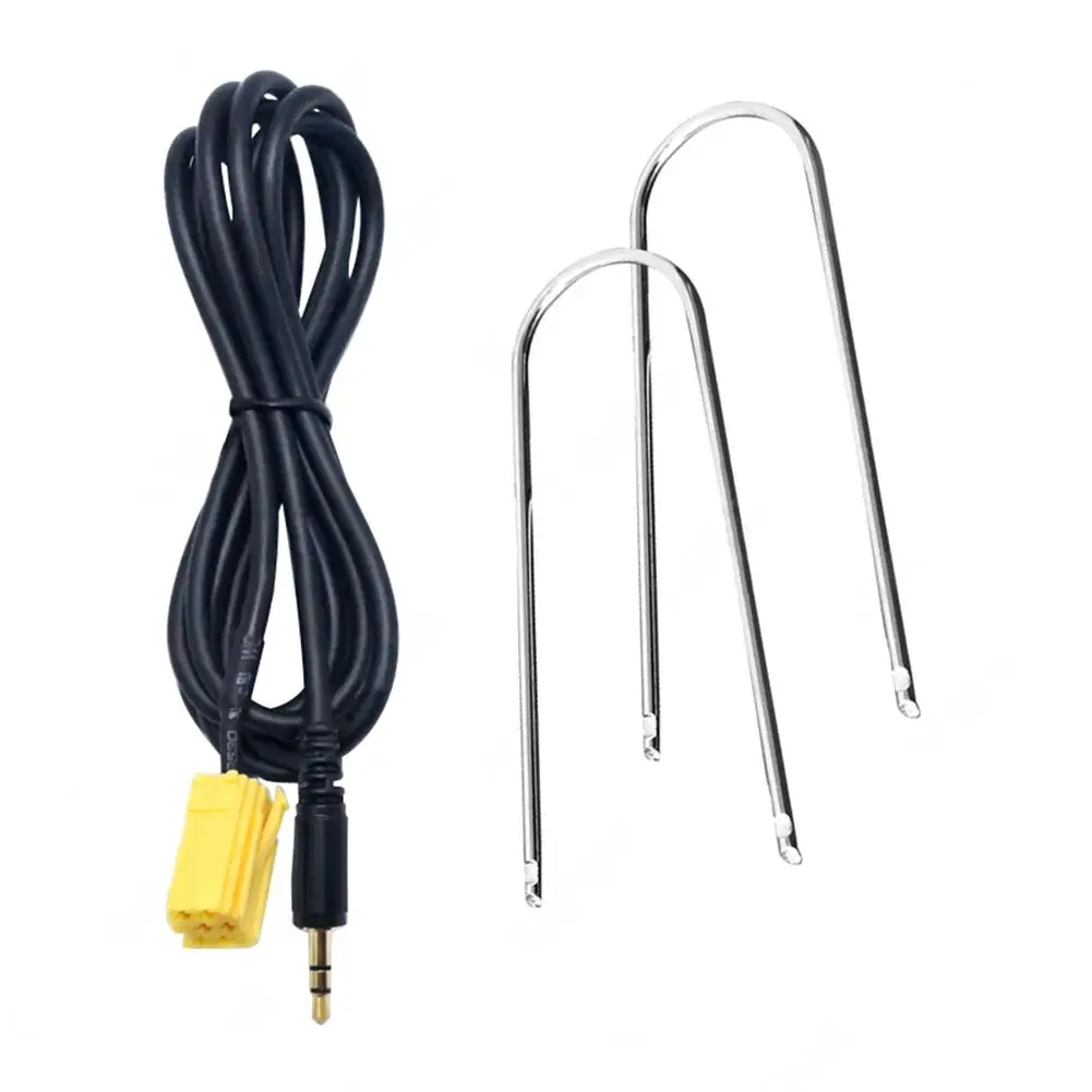 

Dragonpad Car 3.5MM Jack to ISO 6Pin Connector Aux Cable for Fiat Grande Punto