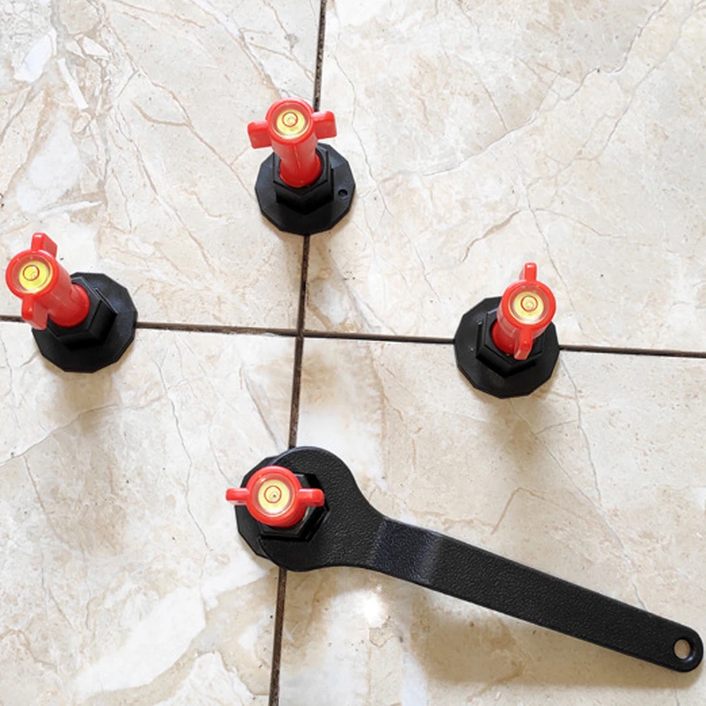 

Mini Reusable Round Steel Needle Leveler with Horizontal Bubble Flooring Wall Tile Level Locator Hand Tool Kit + 24pcs Cylinder