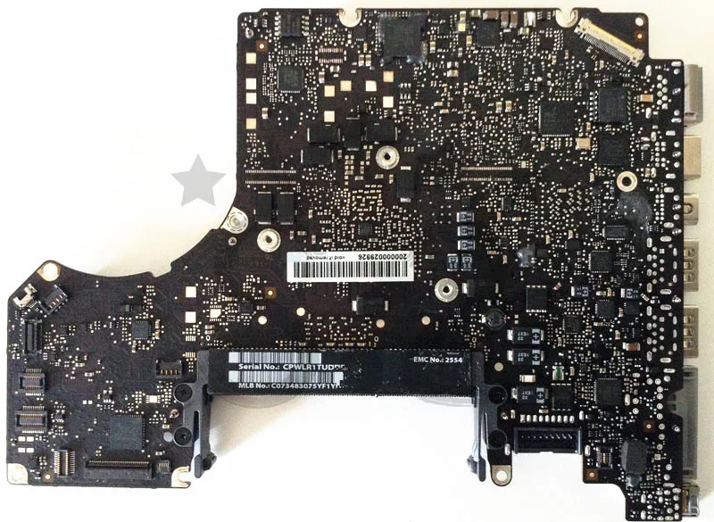 820-3115-B A1278 материнская плата для Macbook Pro 1" i5 2,5 ГГц 2012 год A1278 материнскую плату