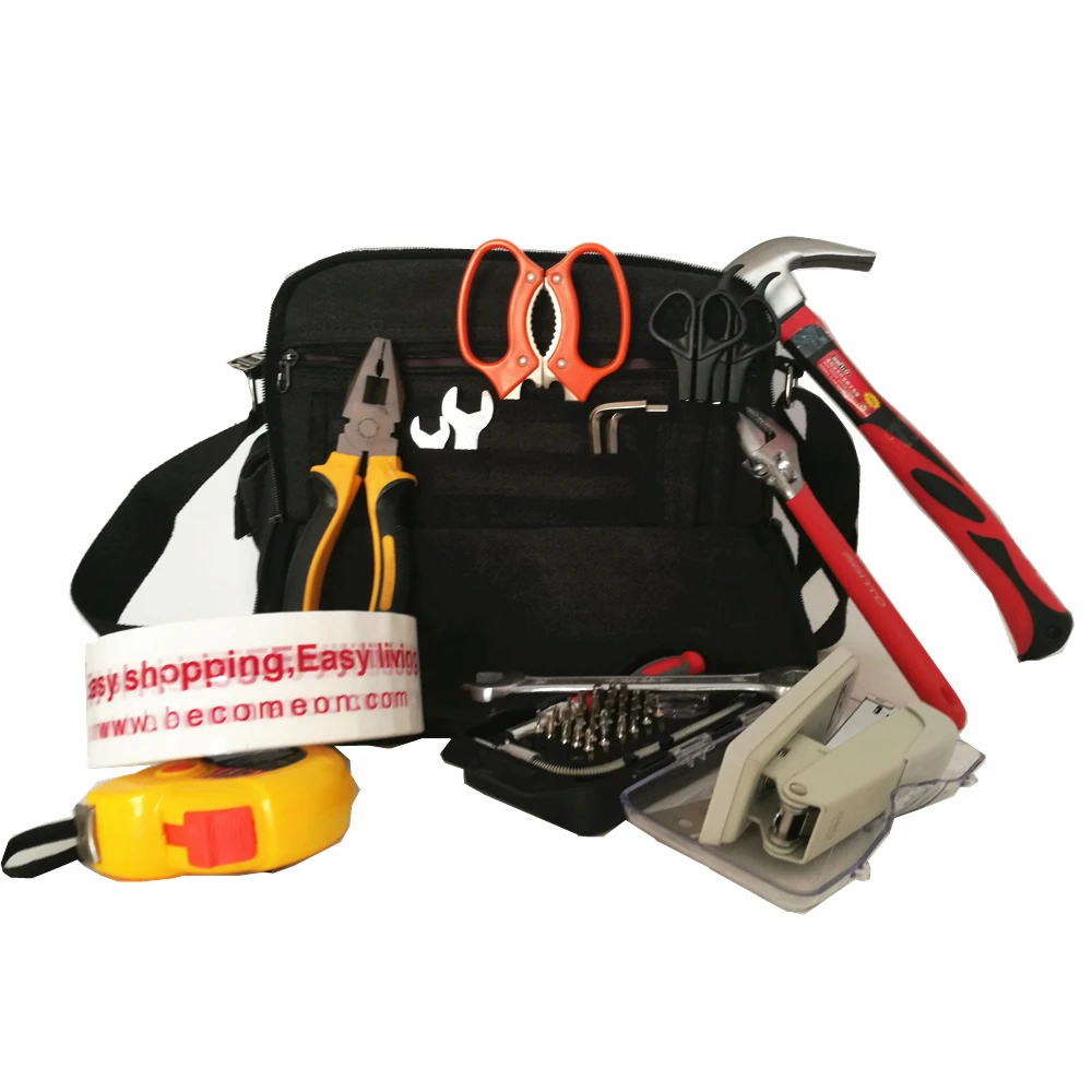 Canvas Leisure Multi Pocket Toolkits Fashion High Quality Tool Bag