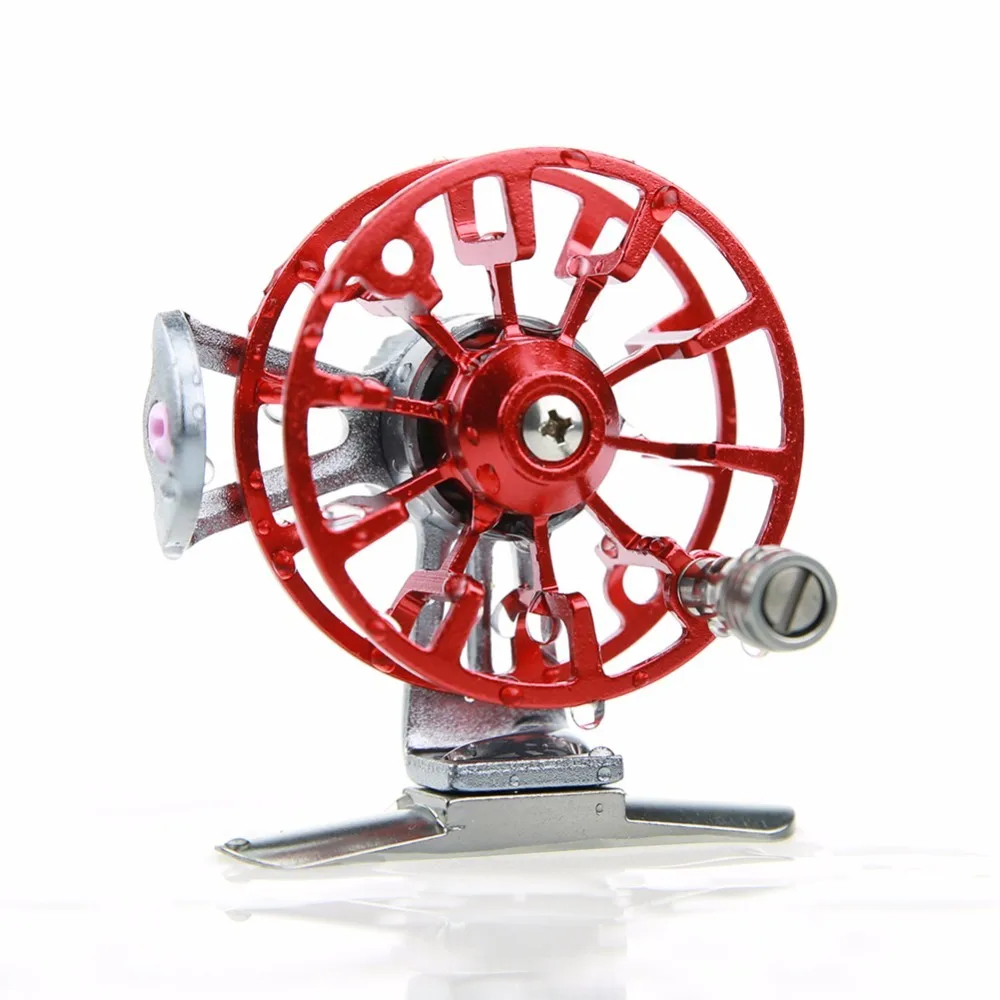 

Mini Fishing Reels Aluminum Alloy Fly Fishing Reel Ultra-light Winter Fishing Tackle Ice Reel (4 Colors Optional)