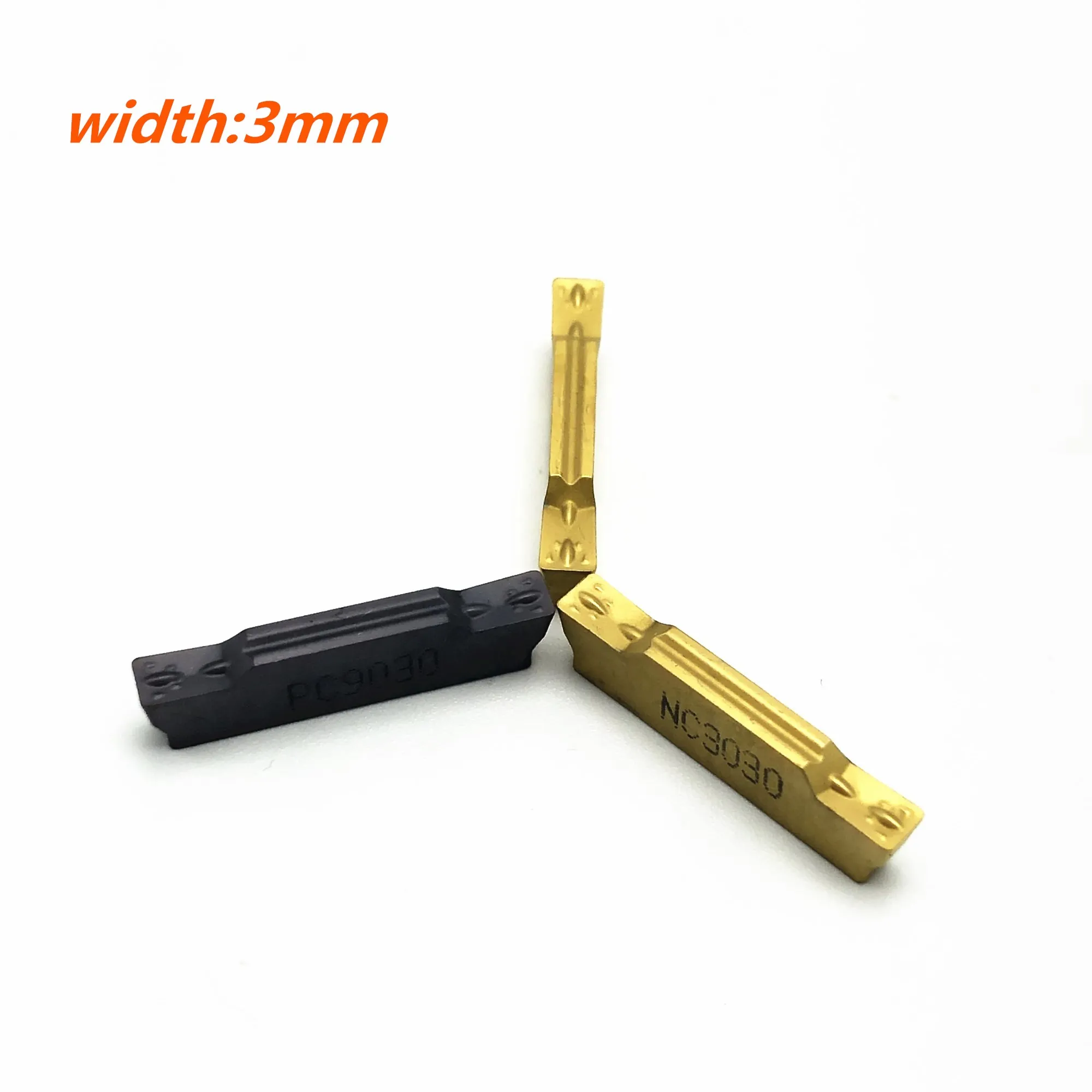 

100PCS MGMN300 M PC9030 / NC3020 / NC3030 grooving carbide insert MGMN300 lathe cutter turning tool Parting and grooving tool