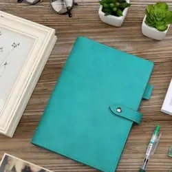 Yiwi A5 A6 Vintage Loose Leaf Refillable Spiral Notebook Dairy Planner Filofax Travel Journal Notepads Simple Light Custom