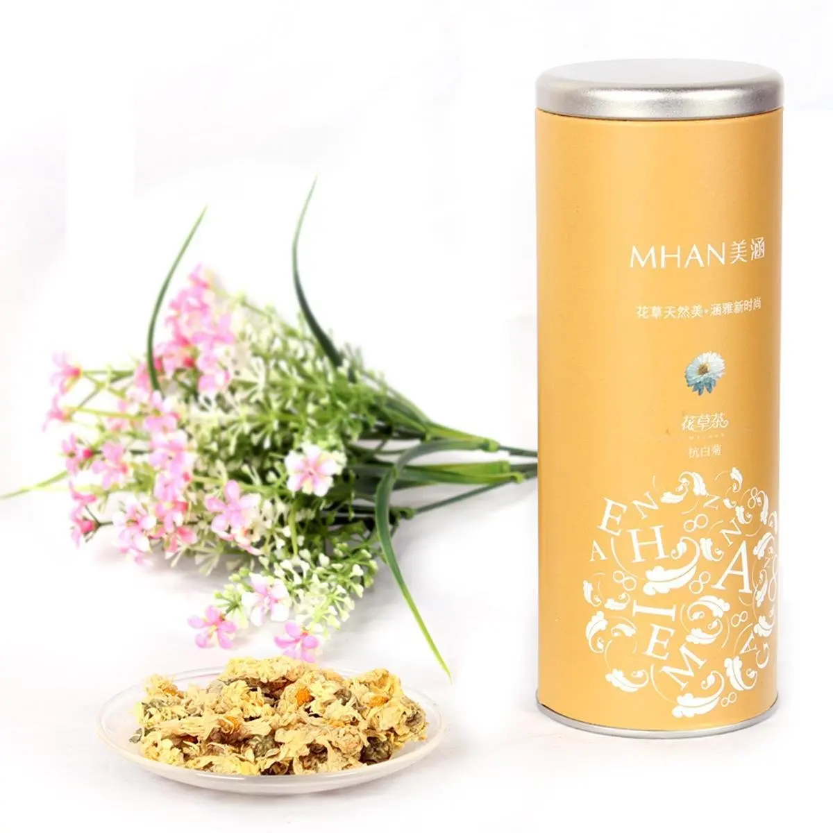 free shipping white chrysanthemum flower tea, herbal tea, high quality