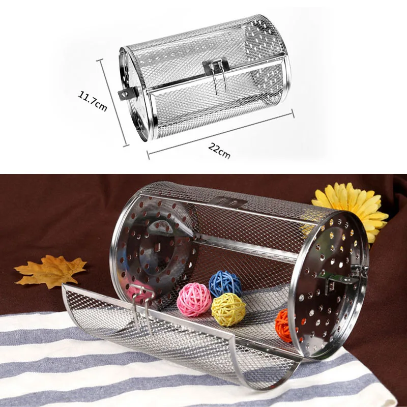 

8 Inch Rotary Baking Round Cage Basket Stainless Steel Electric Oven Home DIY Universal For Drop Shipping