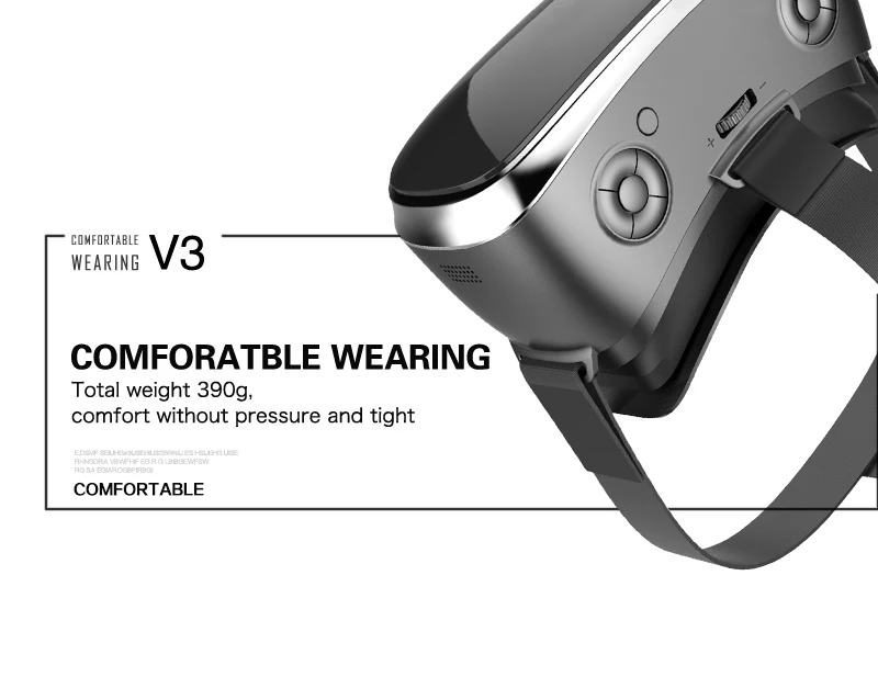 3 ГБ ОЗУ VR все в одном очки Очки виртуальной реальности V3H 2K дисплей S900 четырехъядерный 1,7 ГГц 5,5 дюйма 16 Гб Rom Wifi 3D VR очки