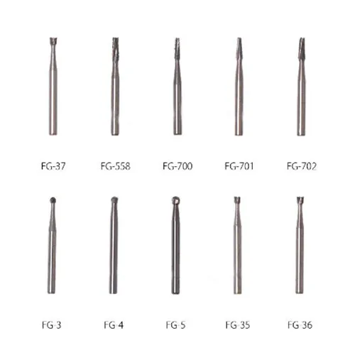 10pcs/pack Dental Lab Tungsten Steel Carbide Burs For High Speed