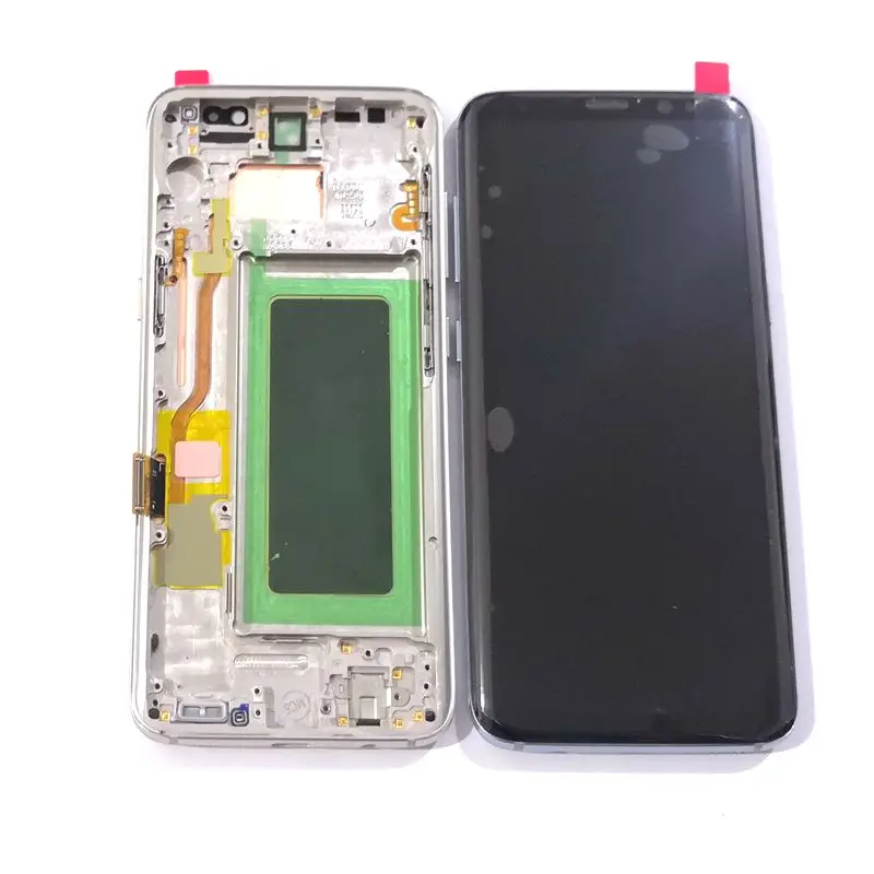 ЖК экран и тачскрин с рамкой для Samsung Galaxy S8 G950F G950 / s8 plus G955F замена Amoled|Экраны