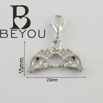 

10pcs a lot greek letter Sorority DST palm charm pendant
