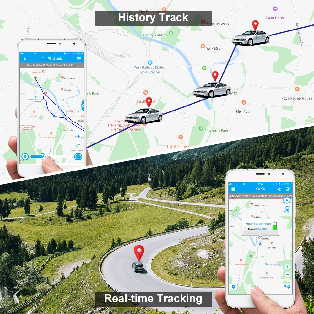 4G gps трекер автомобильный SOS сигнализация мини-трекер для транспортного средства отрезание масла gps локатор водонепроницаемый отслеживание в реальном времени сигнализация, отслеживающая движение бесплатное приложение трек