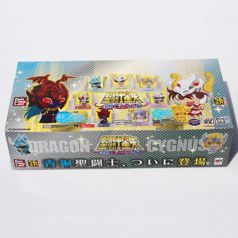 Аниме Saint Seiya Egg Box Q версии Золотой Зодиак ПВХ экшн Фигурки игрушки 7 шт./компл.