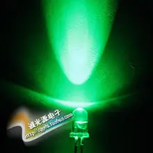 Мм 5 мм Белый Зеленый Короткие светодио дный ноги светодио дный светодиодные лампы Супер яркий белый F-5 чистый зеленый свет прозрачный Круглый DIY