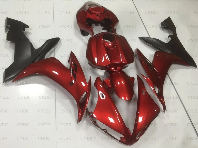Для YZFR1 2004-2006 обтекатель YZF1000 R1 05 06 красные, черные Обтекатели для Yamaha YZFR1 05 06 Abs обтекатель Неокрашенный