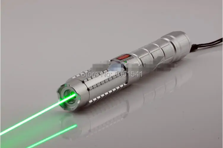 

NEW Military Green laser pointer 500000m 500w High Power 532nm Flashlight Focusable can Burning Match,Burn cigarettes+5 caps