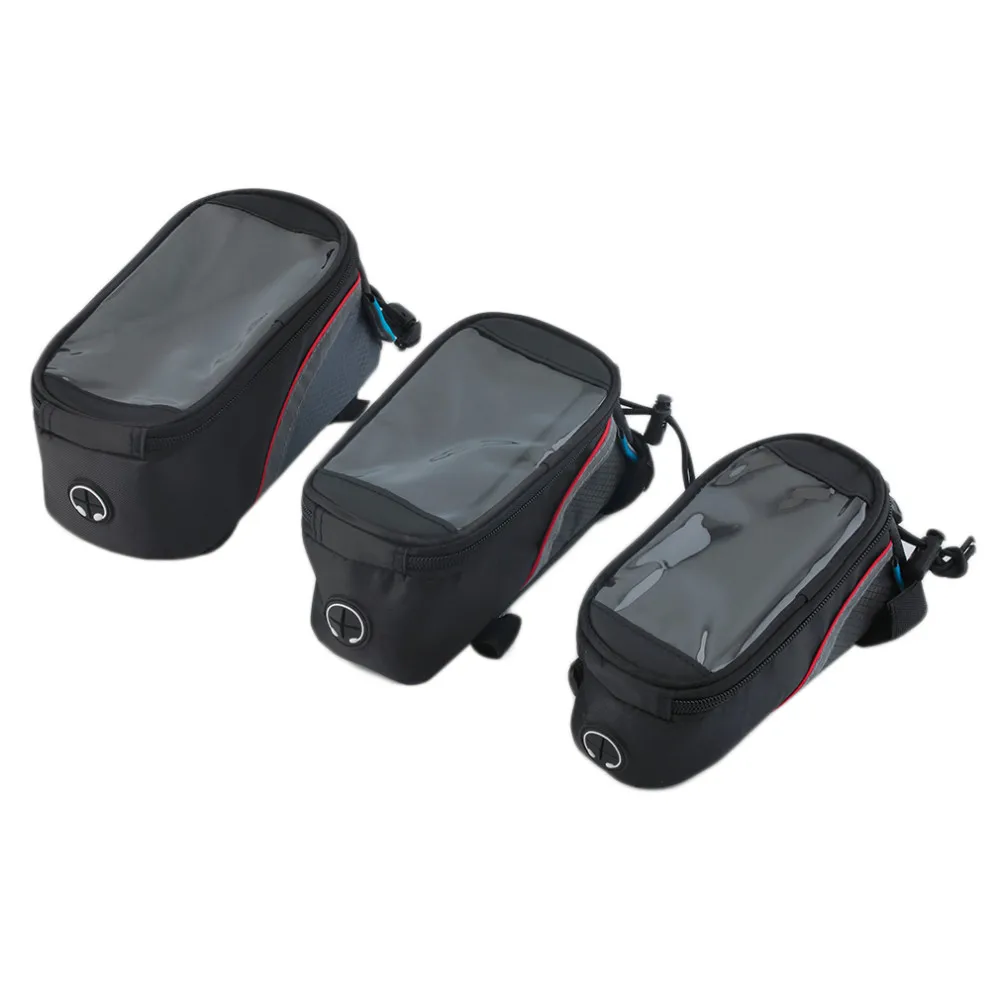 Top Bike Bag  4.2"4.8" 5.7"Cycling Bike Bicycle Bags Panniers Frame Front Tube Bag For  Phone MTB Bike Touch Screen Bag 31