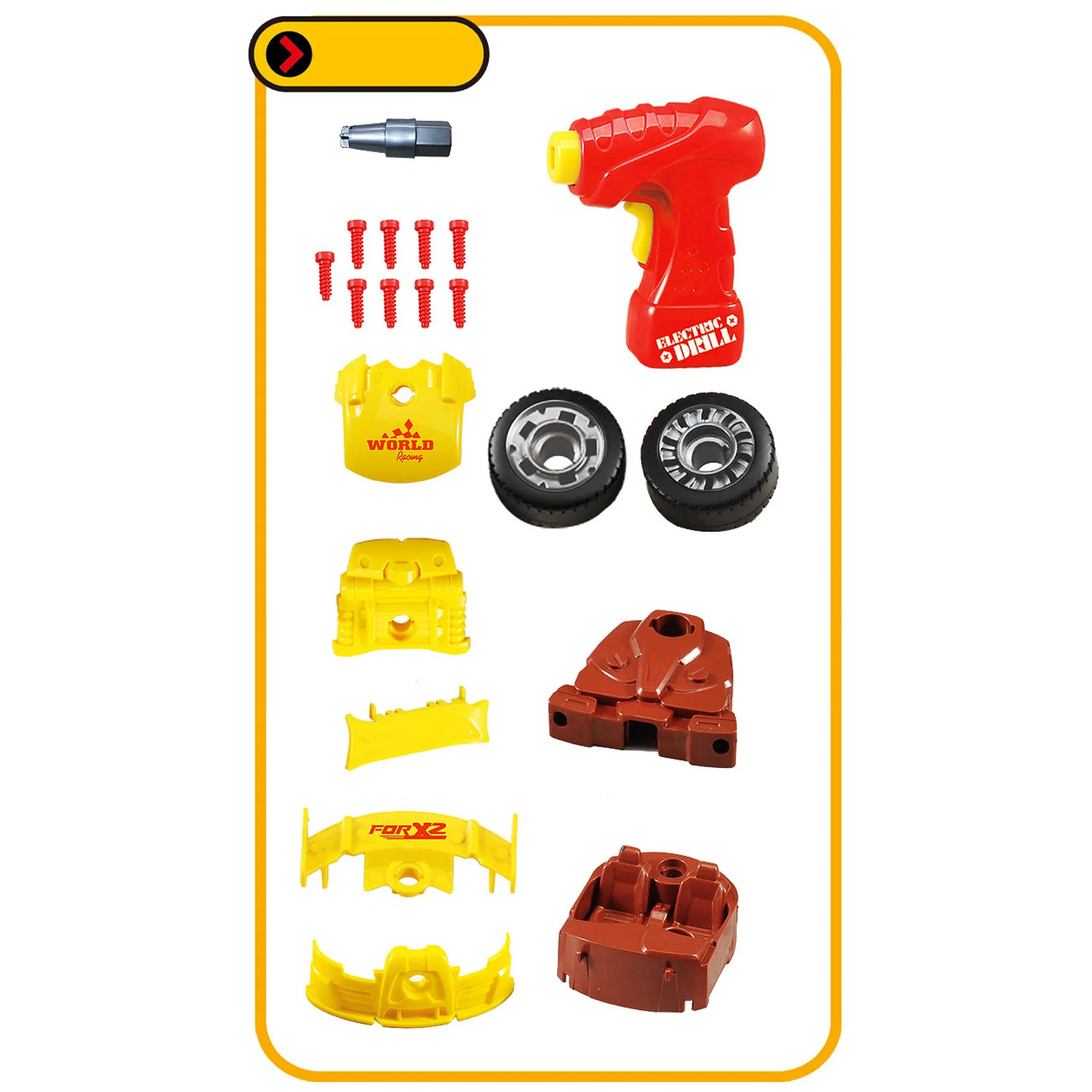 Besegad, игрушка, гоночный автомобиль, строительная игрушка, набор с 30 шт., разделите части для маленьких мальчиков, рождественские подарки на день рождения