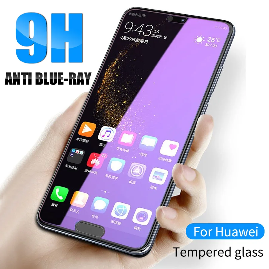 Закаленное стекло 9H для huawei P20 P30 mate 20 Pro Защитное Lite Nova 4 3 8X защитное