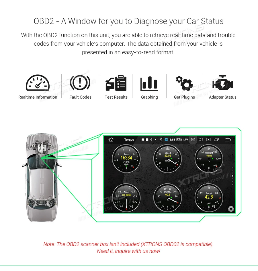 Top XTRONS 8" Android 9.0 Car Stereo DVD Player for Volkswagen Golf Passat Touran Tiguan Sharan Magotan for Skoda for Seat Radio OBD 19