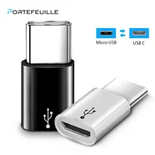 Протектор mi cro USB к USB C Женский Для Xiaomi mi 8 красный mi Note 7 samsung S8 S9 Plus Note 8 9 HuaweiP20 Pro usb type C адаптер