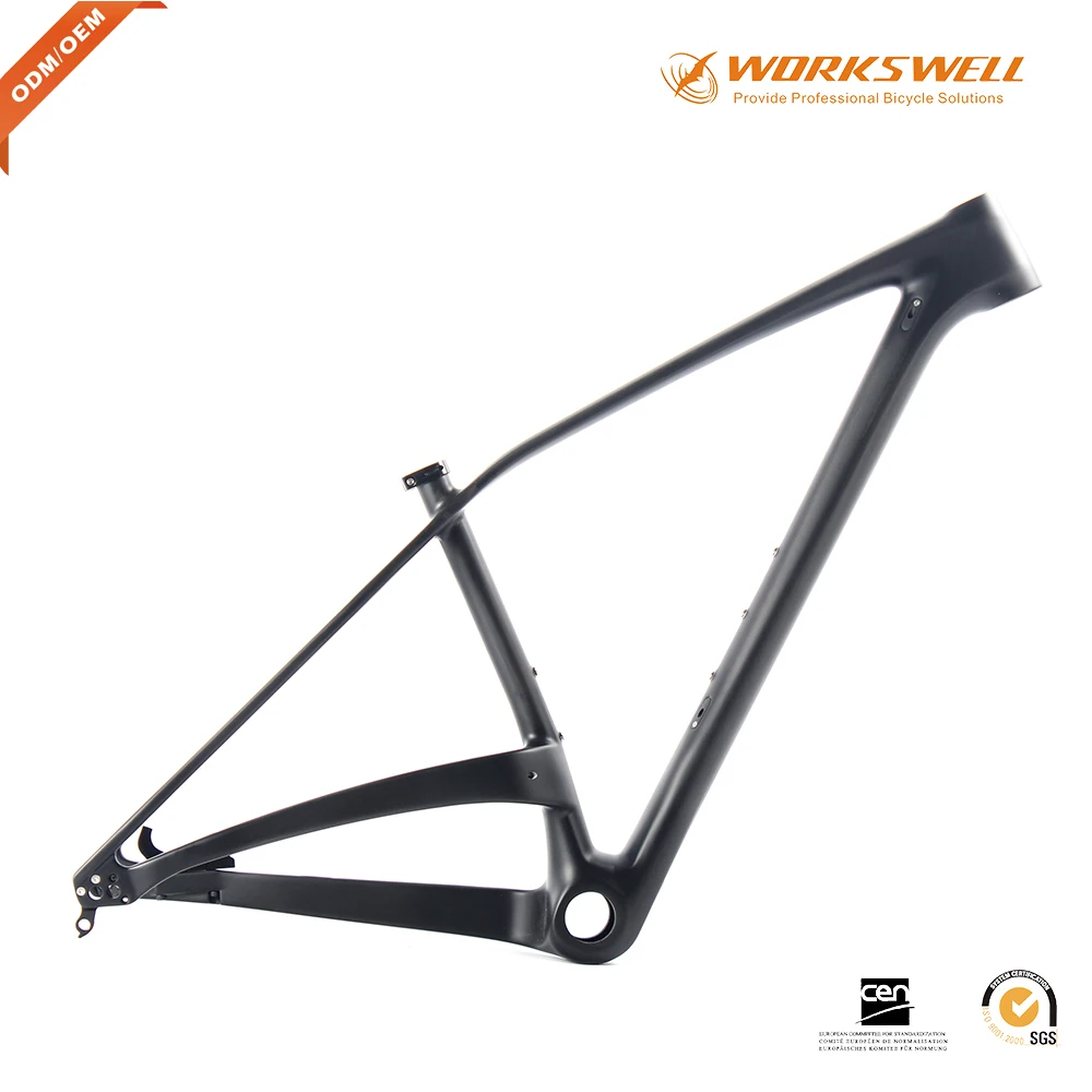 2016 new hardtail mtb carbon frame carbon Enduro Mtb bike frame 27.5+/29er/29er plus workswell