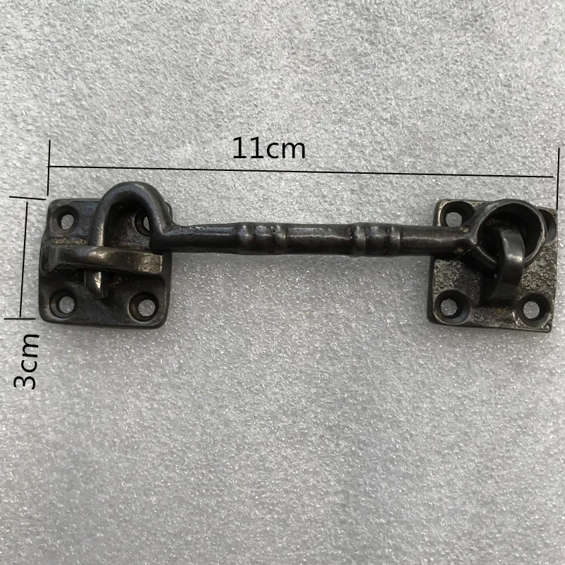 3*11 см Урожай латунь черный защелки окна медь окно застежка на крючки античная латунь окна болт засов