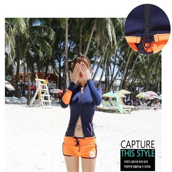 

For Women Sunscreen Rash Guards Quick dry Surfing wetsuit Jellyfish suit