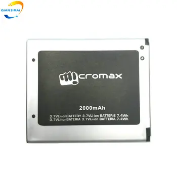 

5pcs New High Quality Battery for Micromax A92 A106 A114 A115 A116 A117 A210 S9101 Q340 Q338 s9111 phone +track code