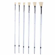 6 шт./компл. специальные дикие кабаны щетины Портативные акриловые краски для художников для рисования живопись кисти набор