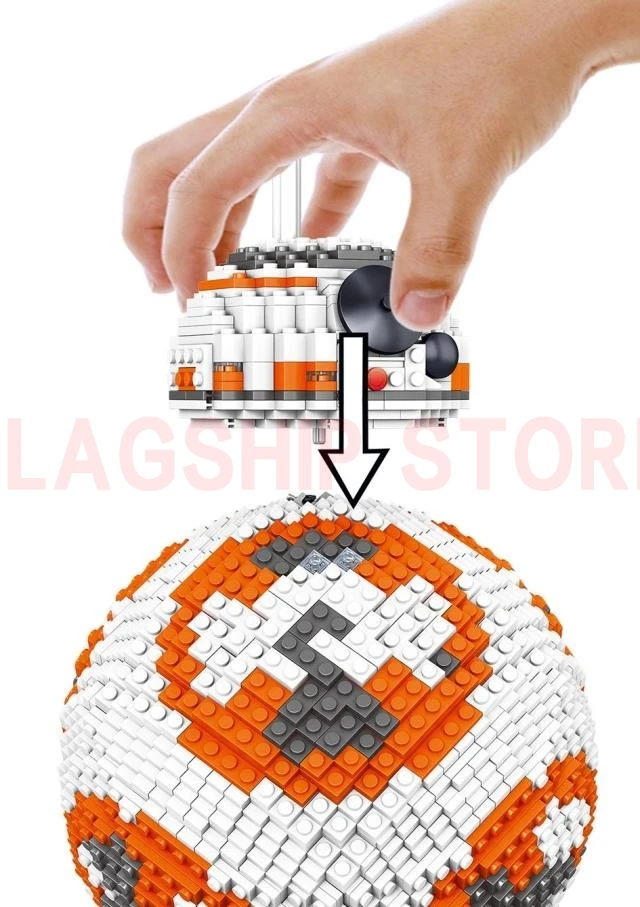 LELE 35020 2069 шт. MOC Star Serise Wars Ultimate Коллекционная модель робота BB8 строительные Конструкторы кирпичи Горячая игрушка подарок для детей