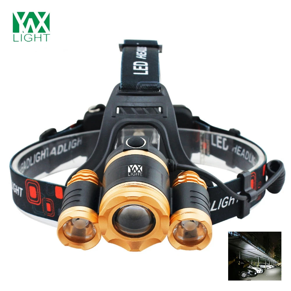 

3000 Lumens Powerful Headlamp 30W LED Headlight Waterproof Zoomable Flashlight Linterna Torch For Camping Travel Walking Fishing