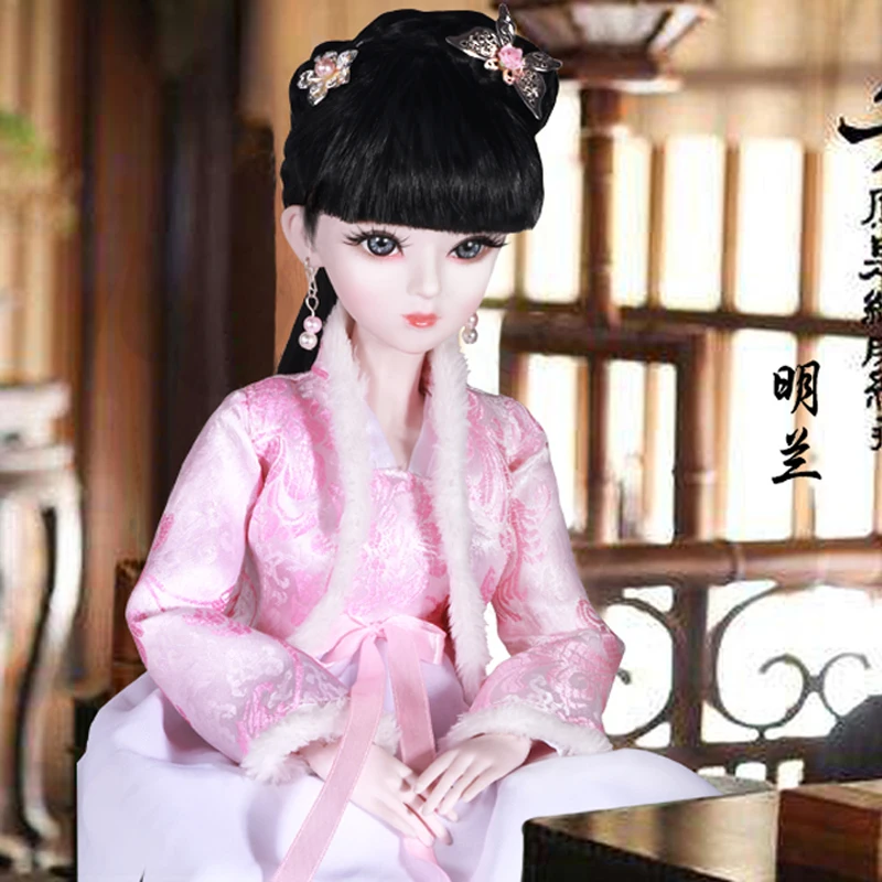 

Handmade Chinese Costume 1/3 Bjd Doll Full Set 60CM Large Girl Dolls 23 Jointed Toys for Girls Birthday Gift Brinquedos