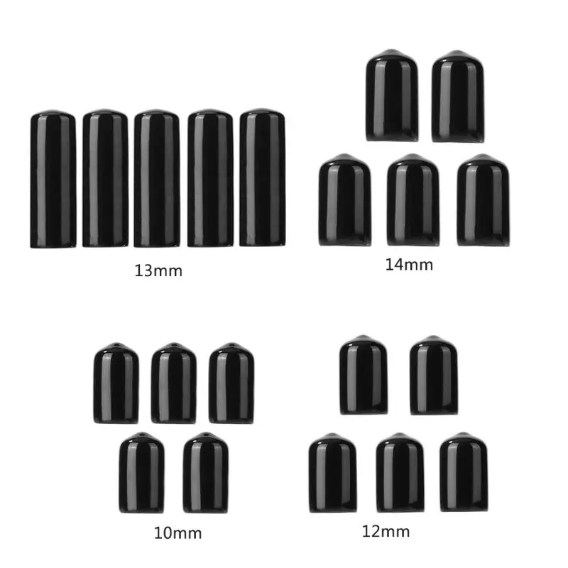Billiard Cue Tip 5pcs 10/12/13/14mm Plastic Pool Cue Tip Protector Indoor Club Pub Family Game Snooker Billiard Accessories