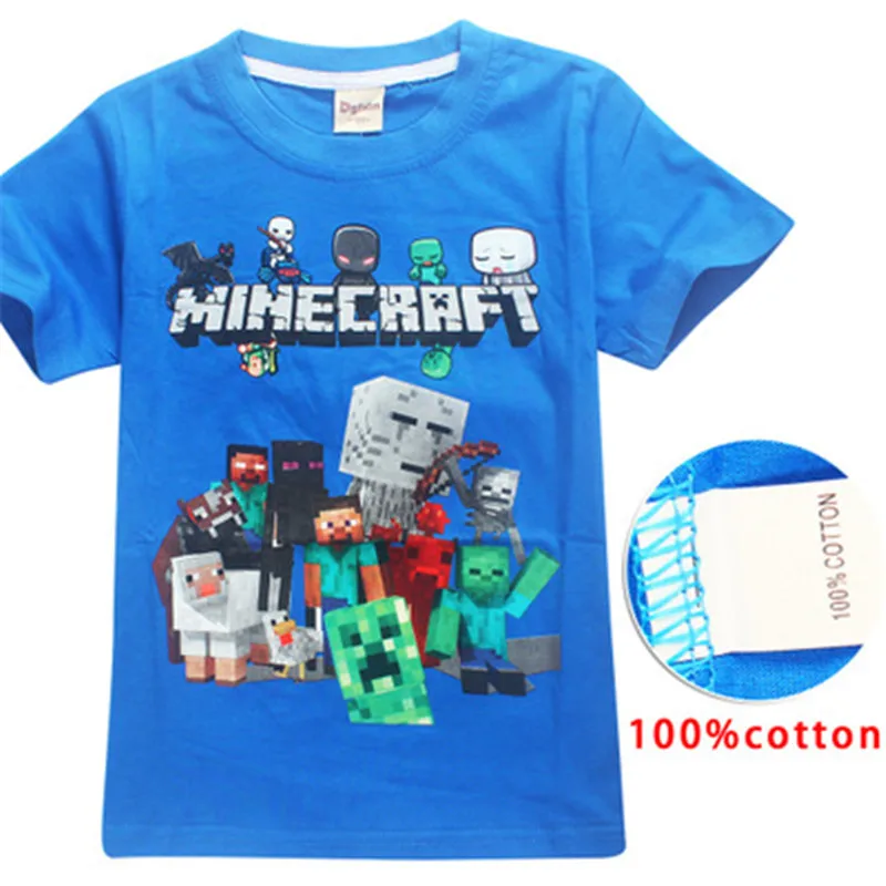 2019 Summer 3D Print Tees Tops Clothes Children Tshirt Clothing For Baby Cotton T Shirt Kids Hot Game Dab T-shirt Costume Boys