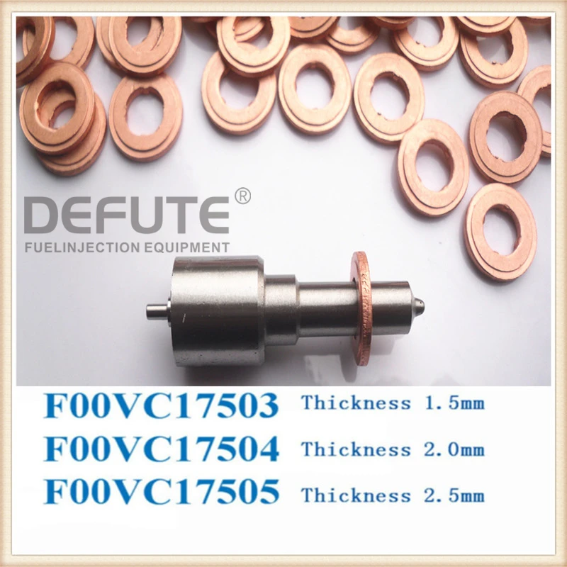 

30 piece/lot Common Rail Fuel Injectors Copper Washers F00VC17504 Nozzle Heat Shield F00VC17503 F00VC17505