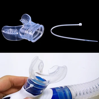 

Transparent Clear Soft Silicone Scuba Diving Bite Mouthpiece Regulator