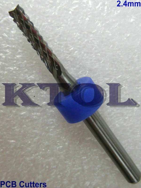 Buy Precise Cutting 2.4mm carbide PCB end mill, NEW