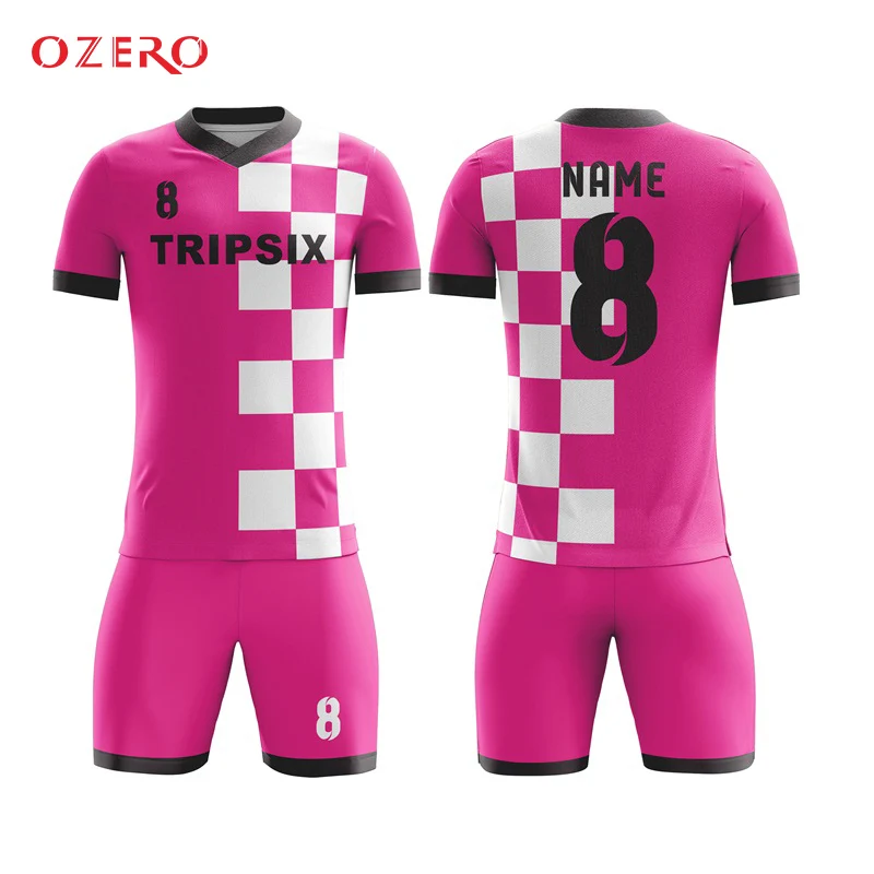 

100% polyester dry fit full sublimation custom team soccer uniform