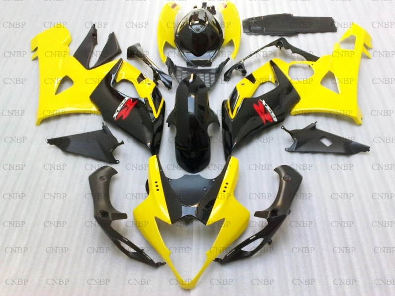 GSXR1000 2005-2006 K5 Пластик Обтекатели для Suzuki GSXR1000 05 Abs обтекателя GSX-R1000 2005 желто-черный обтекатель