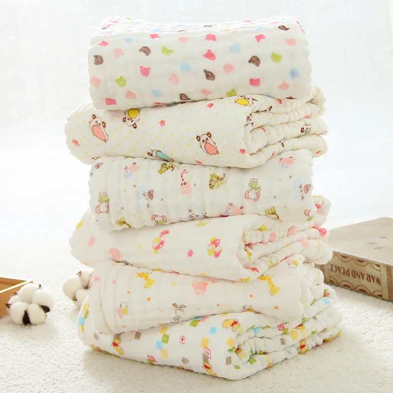 Муслиновое Пеленальное Одеяло для новорожденных 100% хлопок 6 слоев|cotton swaddle
