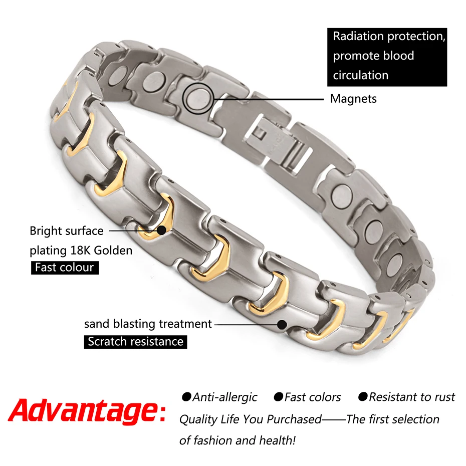 titanium bracelet for men and women (1)