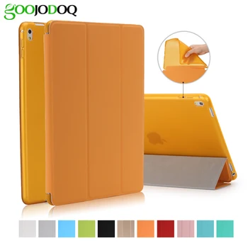 

For iPad Pro 9.7 Case,for Apple iPad Mini 1 2 3 Slim PU leather Smart Cover with TPU Silicone Soft Back Shell for iPad Pro Coque