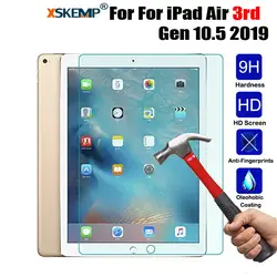 XSKEMP Настоящее Закаленное стекло Защита экрана планшета для iPad Air 3rd Gen 10,5 2019 A2152 A2123 A2153 A2154 тонкий анти-защитная пленка