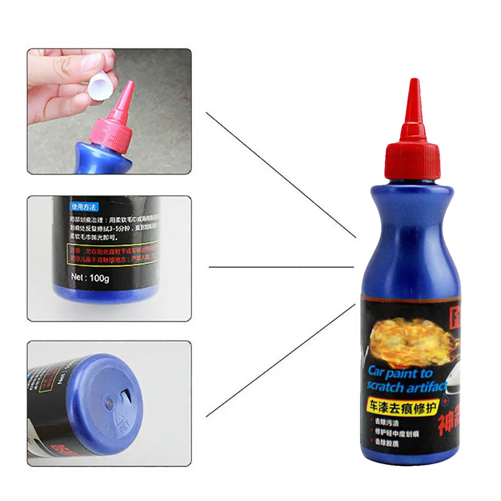 

Hot Car Scratch Repair Body Compound Car Paint Maintenance Wax Scratch Repair Remover Care Grinding Polishing Liquid