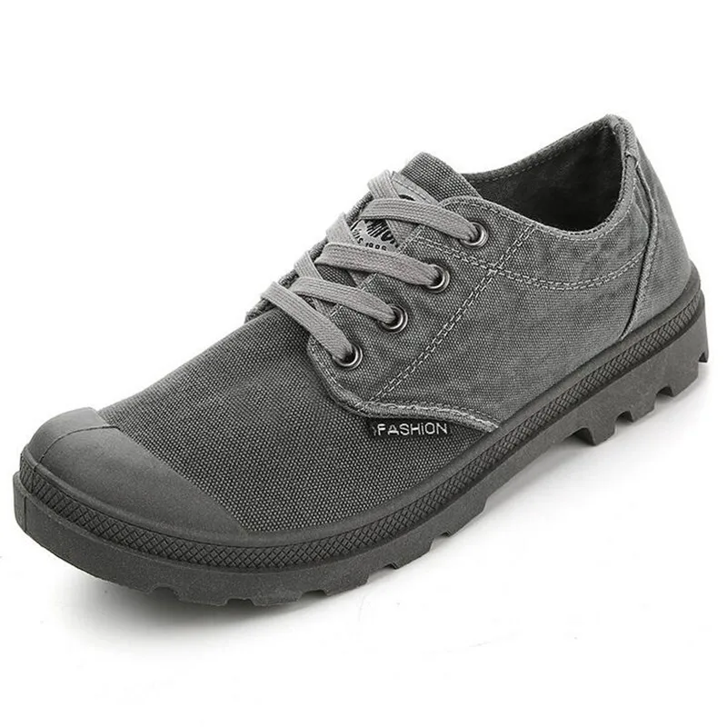 

Casual new men's canvas shoes trend retro spring autumn hot sale wear-resistant breathable classic Europe outdoor men's shoes