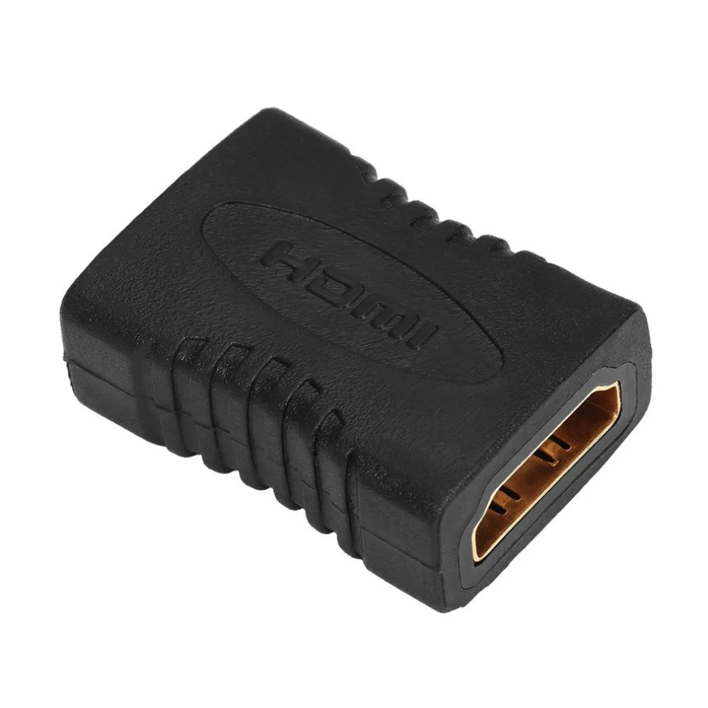 

HDMI Female to Female F F Coupler Extender Adapter Connector HDTV HDCP 1080P Female To Female Converter Black