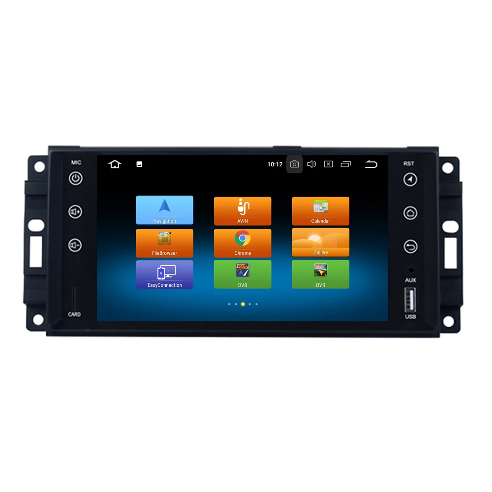 Best RoverOne Android 9.0 Car Radio Multimedia Player For Jeep Commander Compass Wrangler Unlimited Grand Cherokee For Dodge RAM 2