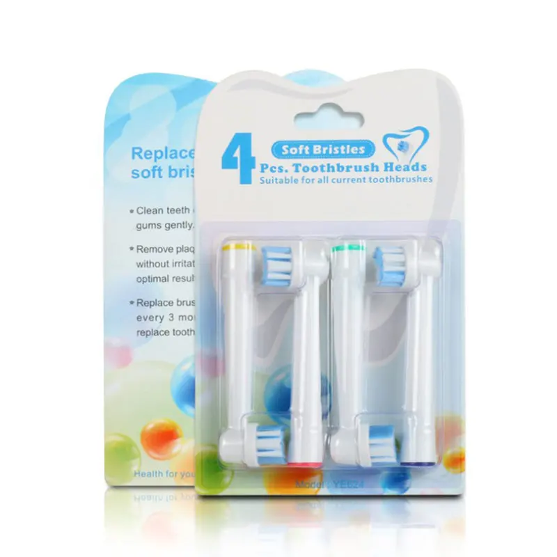 

4pcs YE624 For Oral B Electric Toothbrush Head Replacement Compatible with Precision Clean Dual Clean Preofessional Care etc