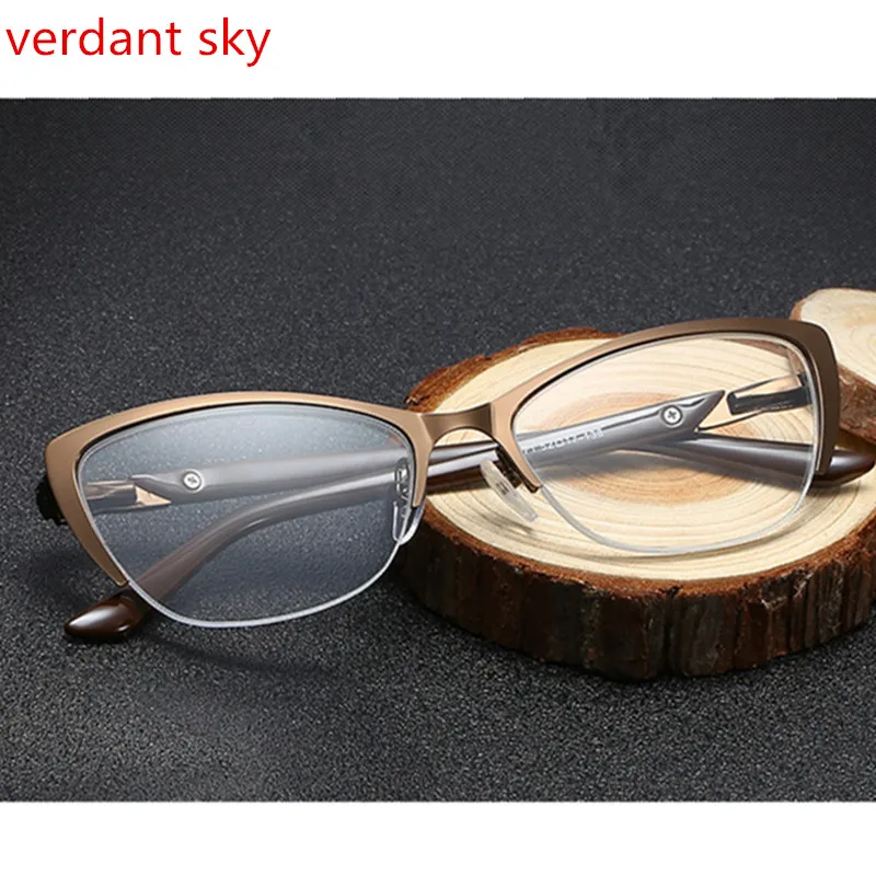 Брендовые дизайнерские женские очки для чтения PD58 Квадратные прозрачные очки из нержавеющей стали для пожилых мужчин Ochki Lentes De Lectura+ 1.0to4.0