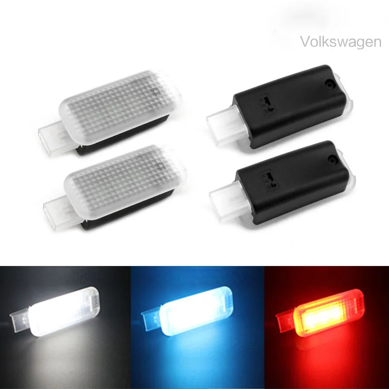 3 Colors changeable Car LED foot lights for NEW PASSAT Golf 7 Golf 6/GTI/R20 Magotan CC Sagitar Atmosphere lamp /foot nest lamp